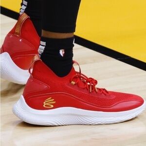 Under Armour Women Curry 8 Chinese New Year 9.5 Rare Steph Curry Basketball Shoe